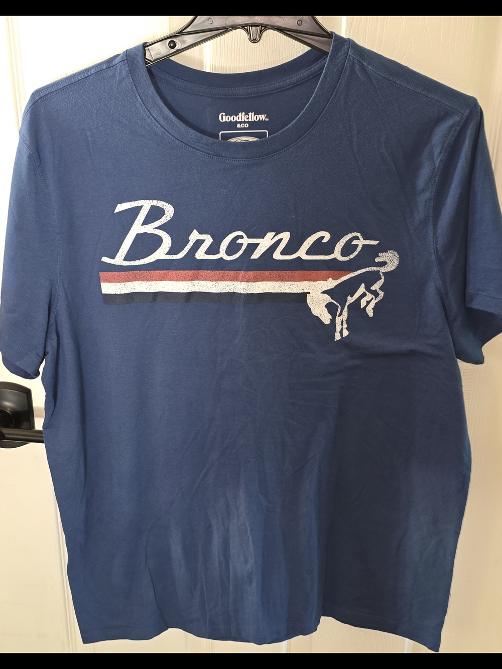 Goodfellow & Co Blue 'Bronco' Graphic Tee